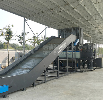 園林垃圾破碎機(jī)-雙軸撕碎機(jī)